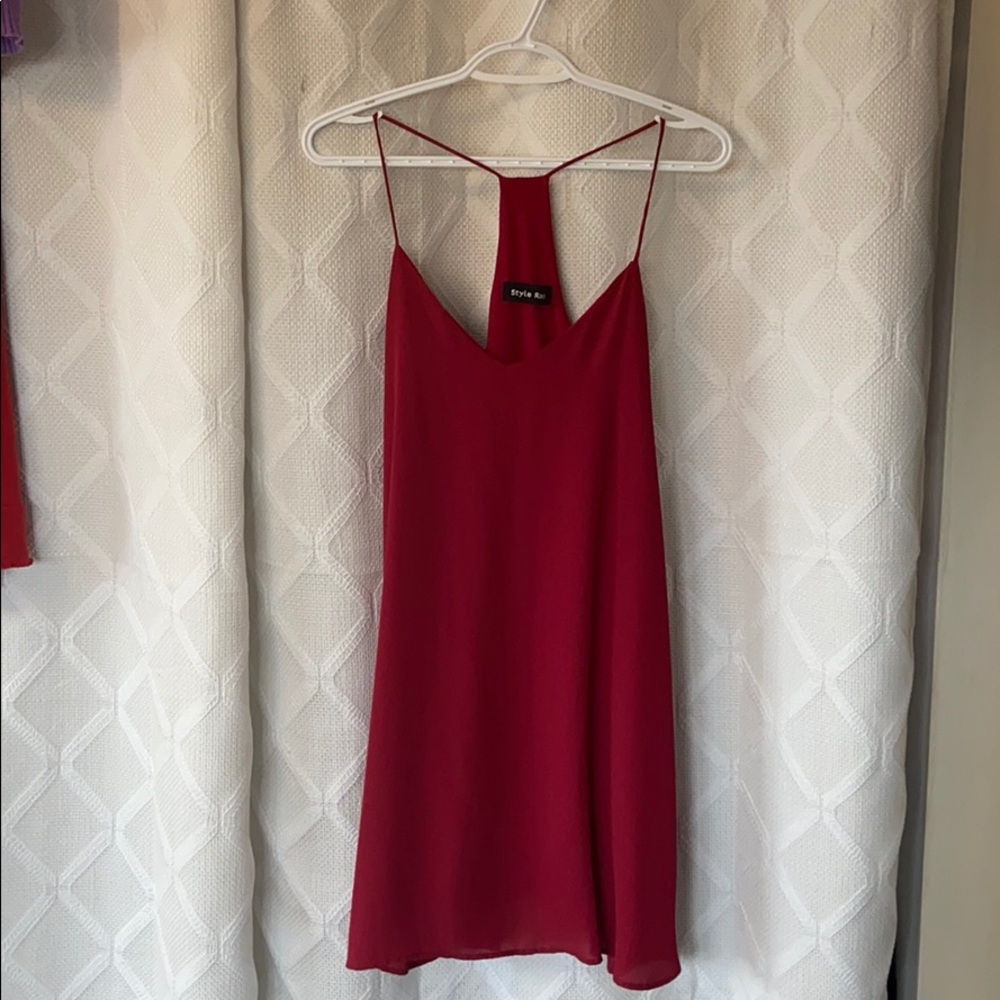 Maroon dress